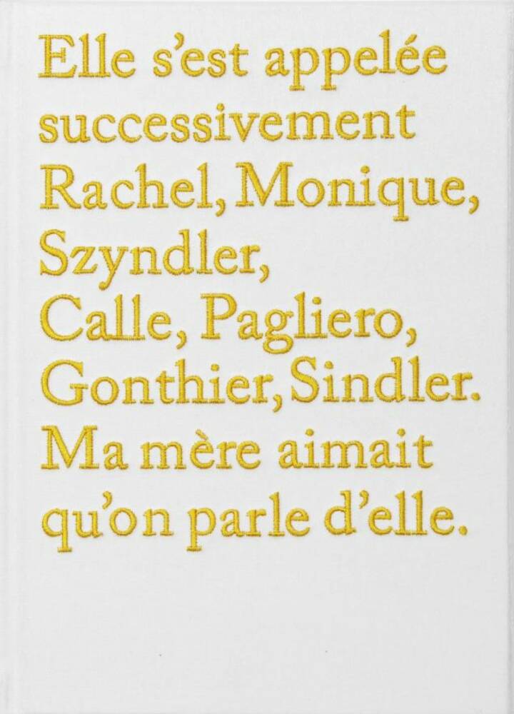 Sophie Calle - Rachel, Monique...　ソフィ・カル In 'Rachel, Monique,' Sophie Calle Eulogizes Her Mother