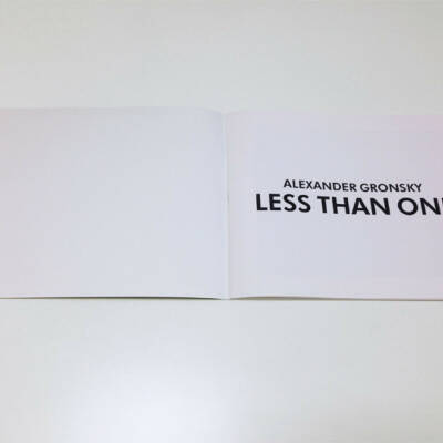 Less Than One by Alexander Gronsky — Thisispaper